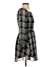 Shabby Chic Plaid Gray Casual Dress Size XS - photo 4