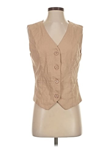 Lalavon Sleeveless Button-Down Shirt (view 1)