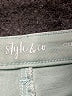 Style&Co Green Jeans Size 6 - photo 7