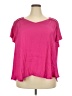 Lane Bryant 100% Polyester Pink Short Sleeve Blouse Size 18 - 20 Plus - photo 1