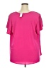 Lane Bryant 100% Polyester Pink Short Sleeve Blouse Size 18 - 20 Plus - photo 2