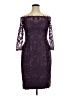 JJ's House 100% Polyester Purple Cocktail Dress Size 14 - photo 1
