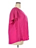 Lane Bryant 100% Polyester Pink Short Sleeve Blouse Size 18 - 20 Plus - photo 4