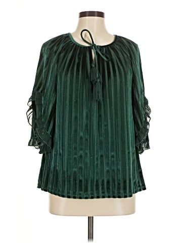 Jade Melody Tam 3/4 Sleeve Blouse (view 1)