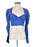 Zara Blue 3/4 Sleeve Top Size XS - photo 1
