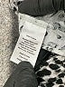 Talbots 100% Cotton Animal Print Silver Black Casual Pants Size L - photo 5