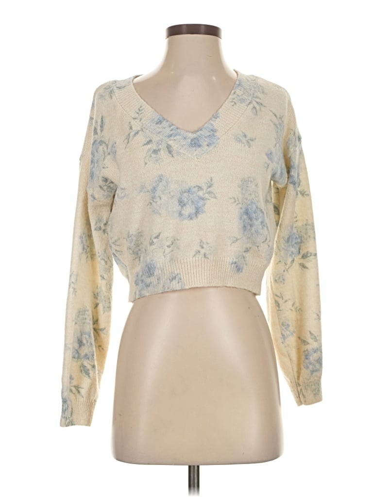 Pre-owned Sincerely Jules Long Sleeve T-shirt In White