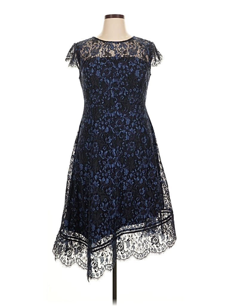Pre-owned Donna Karan Cocktail Dress In Blue