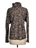 Vince Camuto Animal Print Brown Tan Turtleneck Sweater Size M - photo 2
