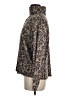 Vince Camuto Animal Print Brown Tan Turtleneck Sweater Size M - photo 5