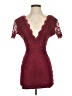 TOBI 100% Polyester Burgundy Cocktail Dress Size S - photo 1