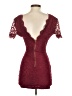 TOBI 100% Polyester Burgundy Cocktail Dress Size S - photo 2