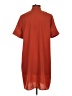 BCBGMAXAZRIA 100% Polyester Orange Casual Dress Size S - photo 2