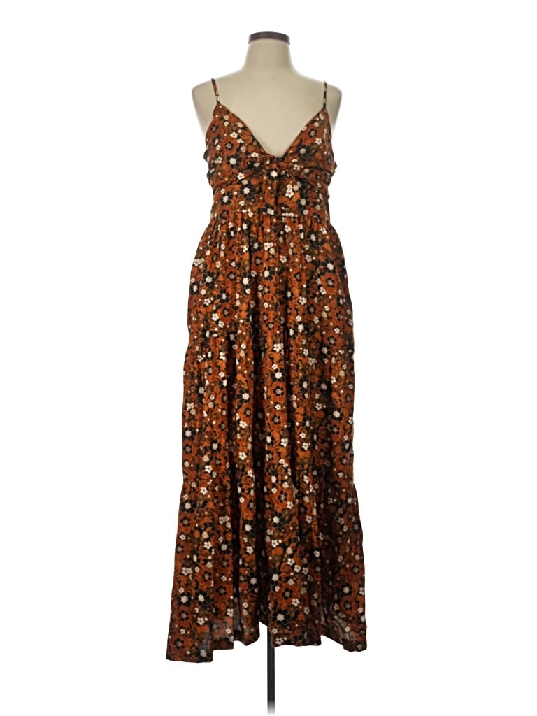 Pre-owned Gap Casual Dress In Brown