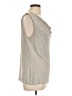 Cato Silver Sleeveless T-Shirt Size L - photo 4