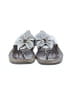 Clarks 100% Leather Silver White Wedges Size 6 - photo 2