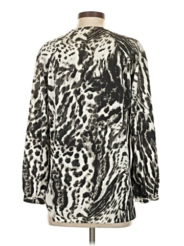 Black Label by Chico's Long Sleeve Blouse (view 2)