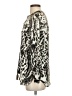 Black Label by Chico's 100% Polyester Animal Print Silver Long Sleeve Blouse Size XS (00) - photo 5