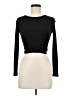 Audrey 3+1 Black Long Sleeve Top Size S - photo 1
