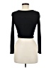 Audrey 3+1 Black Long Sleeve Top Size S - photo 2