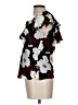 Jeffrey & Dara 100% Polyester Black Short Sleeve Blouse Size 10 - photo 5