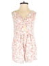 Aeropostale 100% Rayon Floral Pink Romper Size XS - photo 1