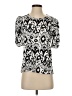 Chico's Ivory Short Sleeve Top Size Sm (0) - photo 1