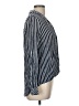 Zara TRF Stripes Blue Long Sleeve Blouse Size M - photo 4
