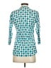 Roberta Roller Rabbit 100% Cotton Teal 3/4 Sleeve Blouse Size XS - photo 2