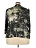 Alex Evenings Print Silver Blazer Size 3X - photo 2