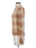 Theory 100% Polyloom Checkered-gingham Tan Pullover Sweater Size 00 - 0 - photo 5