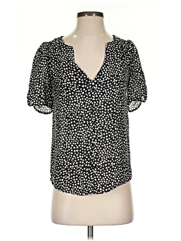 Joie Short Sleeve Silk Top (view 1)