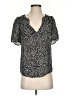 Joie 100% Silk Black Short Sleeve Silk Top Size XS - photo 1