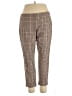 J.Jill Plaid Brown Casual Pants Size 18 - photo 1