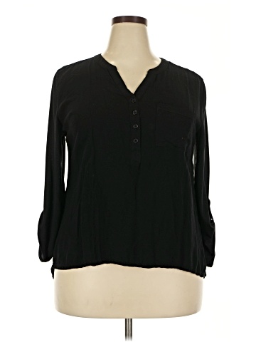 Faded Glory 3/4 Sleeve Blouse (view 1)