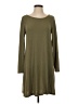 Alya Solid Green Casual Dress Size S - photo 1