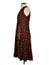 Ann Taylor 100% Polyester Polka Dots Brown Cocktail Dress Size 0 - photo 5