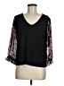 CeCe Black 3/4 Sleeve Blouse Size M - photo 1