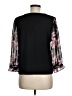 CeCe Black 3/4 Sleeve Blouse Size M - photo 2