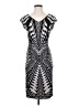 Roberto Cavalli Graphic Silver Black Cocktail Dress Size S (estimated) - photo 1
