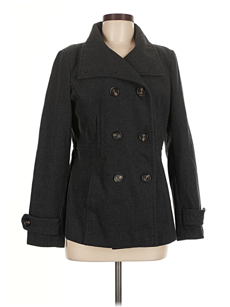 Pre-owned Thread & Supply Coat In Gray