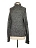 By Anthropologie Tweed Gray Turtleneck Sweater Size S - photo 1