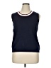 Joseph A. Blue Sleeveless Top Size XL - photo 1