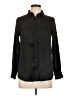Fun & Flirt 100% Polyester Black Long Sleeve Blouse Size LgEstimated - photo 1