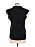 Shein 100% Polyester Black Short Sleeve Top Size L - photo 2