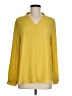 Violet & Claire 100% Polyester Yellow Long Sleeve Blouse Size M - photo 1