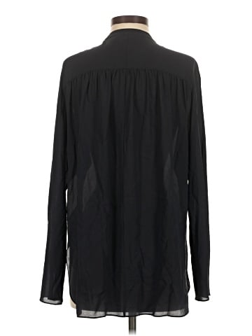 Vince. Long Sleeve Silk Top (view 2)