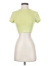 Shein Green Short Sleeve Turtleneck Size XS - photo 1