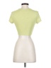 Shein Green Short Sleeve Turtleneck Size XS - photo 2