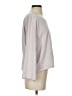 Eileen Fisher 100% Cotton Silver Pink Pullover Sweater Size Sm - Med - photo 4